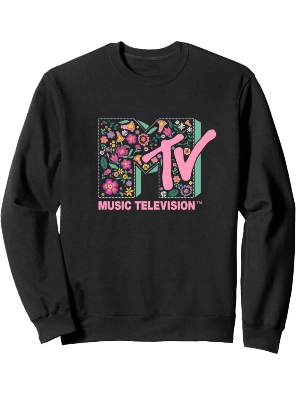 Vintage Floral Embroidered Sweatshirt - Retro Style, Cozy & Chic Fashion